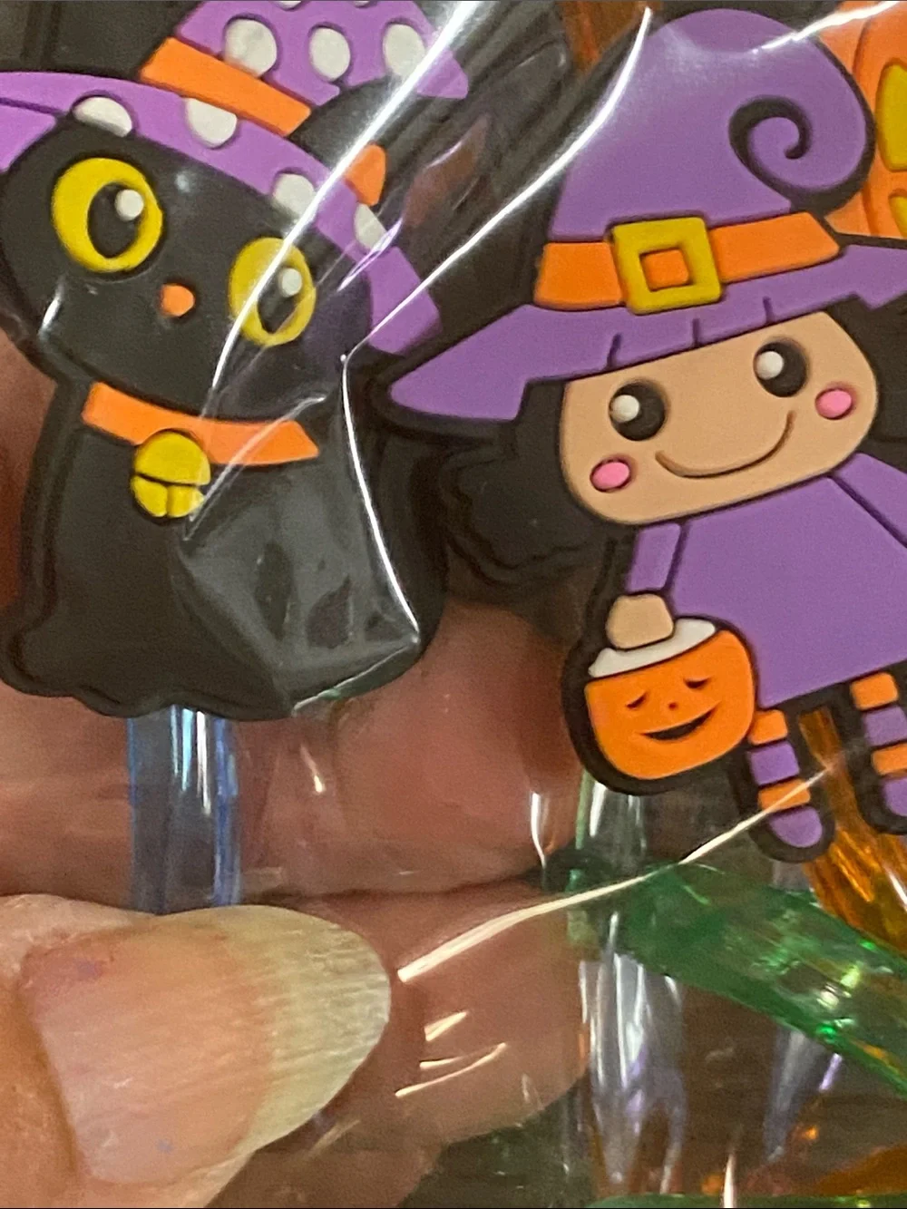 Halloween Decorative Spiral Drink Stirrers - Assorted Colors